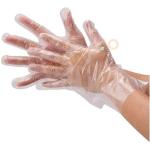 (100 PCS)Fine Morning Pharma Transparent Disposable Plastic Hand Gloves Free Size